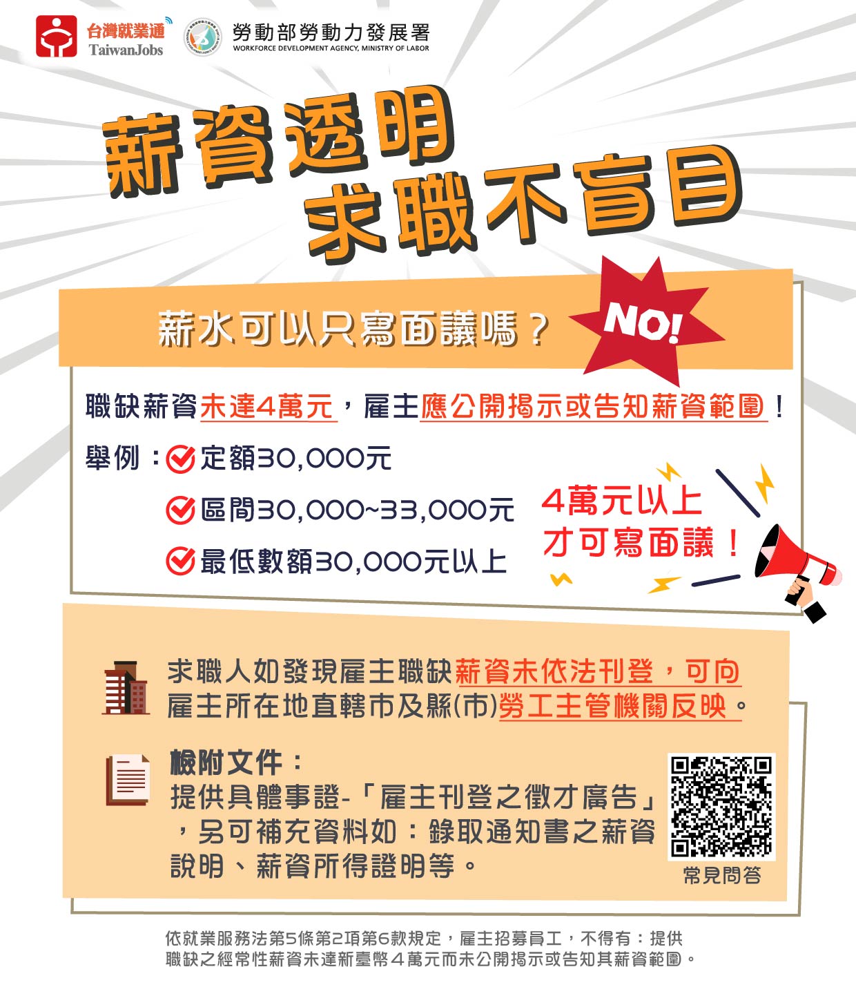 薪資揭示宣導圖卡
